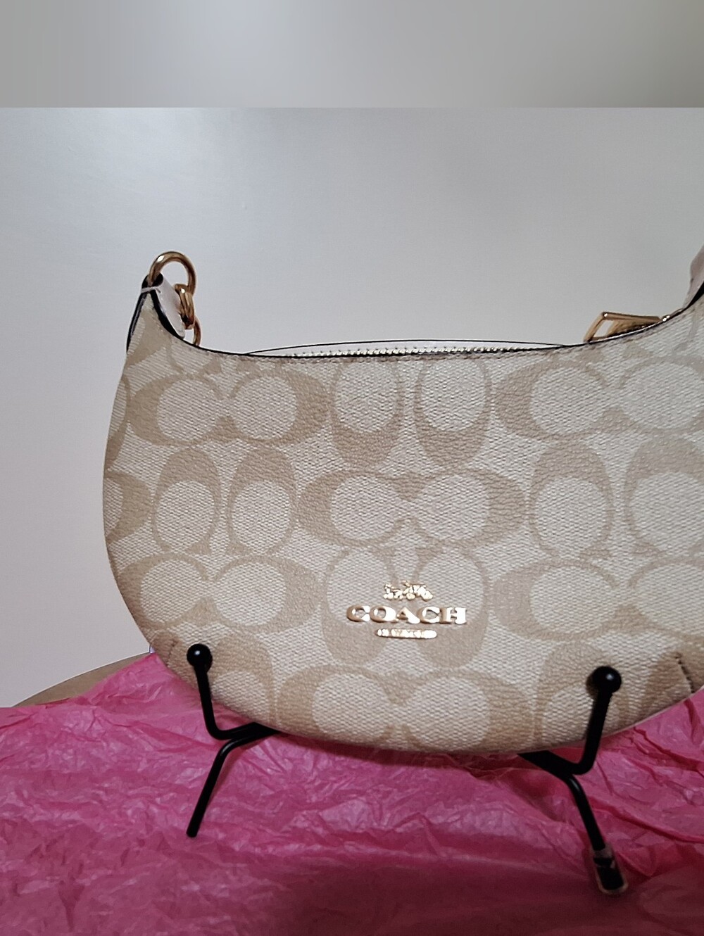 Coach Teri Shoulder Bag In Chalk NWOT